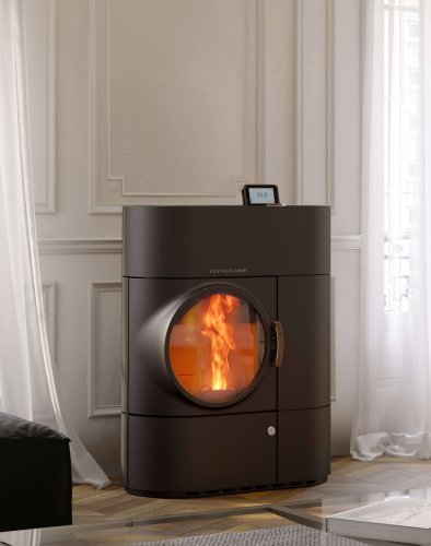 Clou Duo hybrid stove ambiance photo