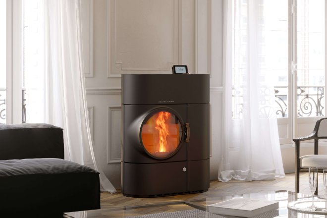 Clou Duo hybrid stove ambiance photo