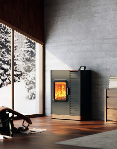 Mo Duo hybrid stove ambiance photo winter