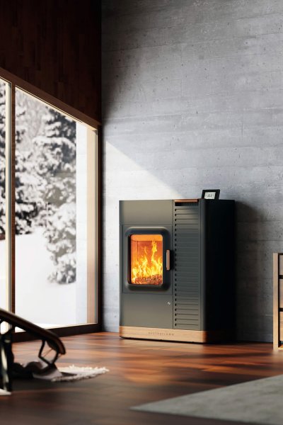 Mo Duo hybrid stove ambiance photo winter