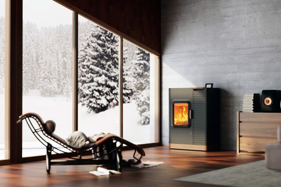 Mo Duo hybrid stove ambiance photo winter